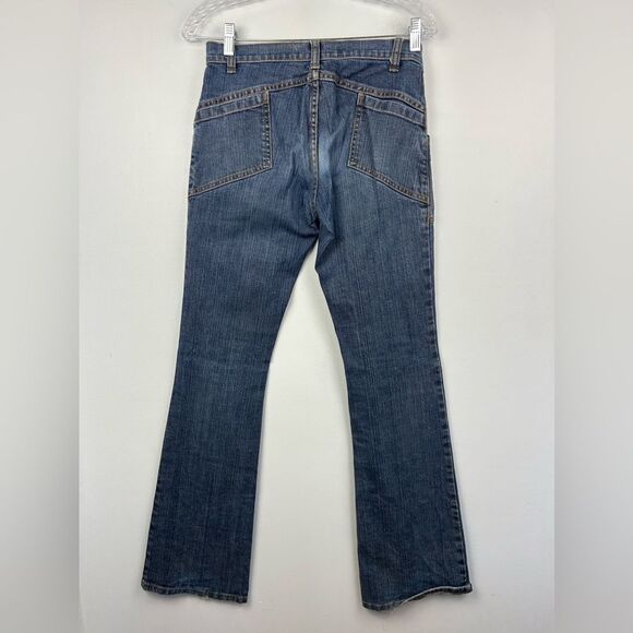 LondonJean Boot Cut Jeans Patch Pockets Retro Style Women’s Sz 2 - Picture 12 of 14